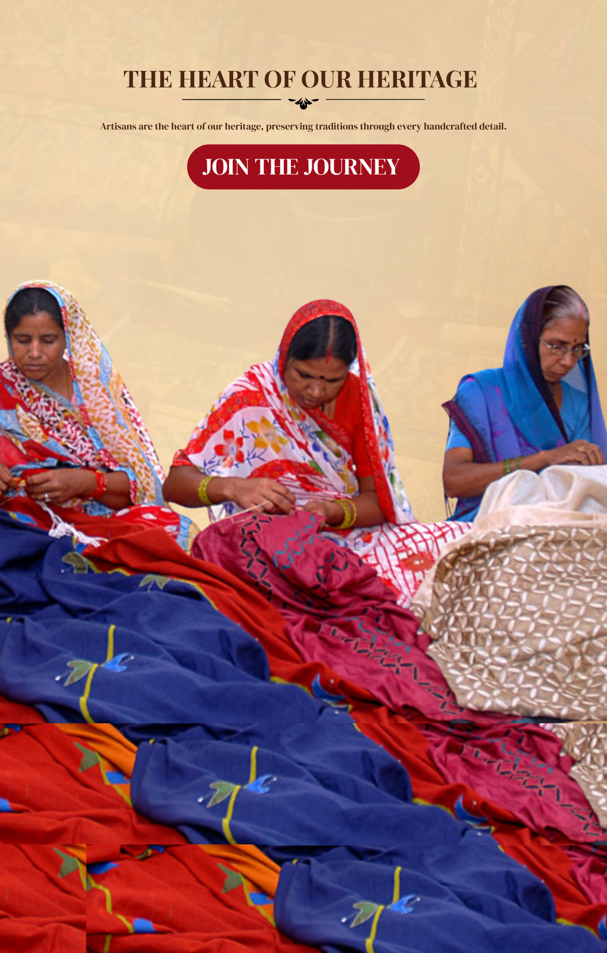 Weave Hand Mobile Banner